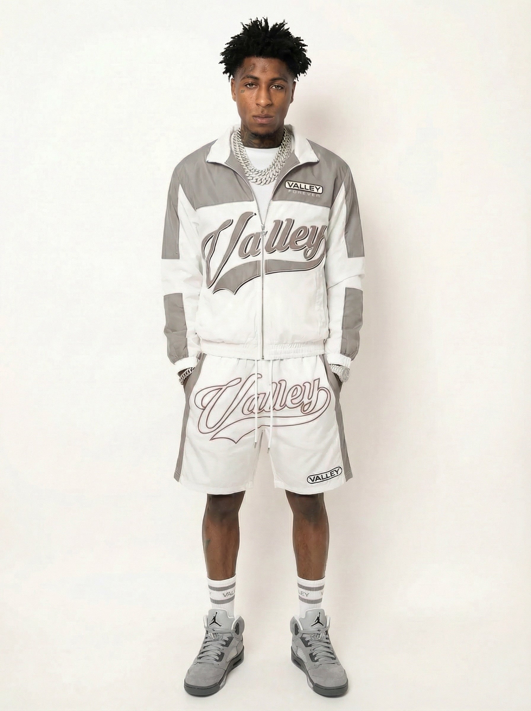 Valley World Tracksuit - Grey